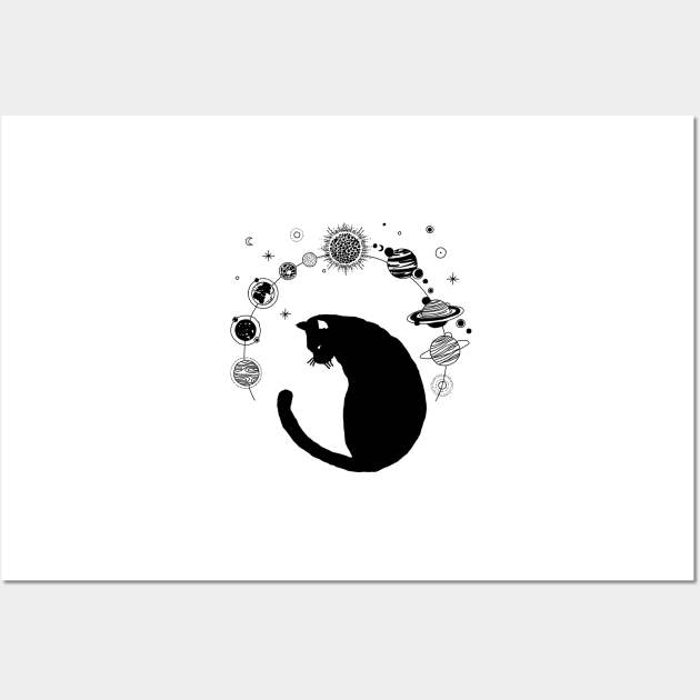 Planet cat Wall Art by Noamdelf06